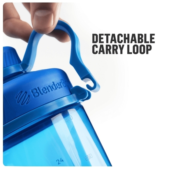 BlenderBottle 32oz Radian Tritan Water Bottle Shacker Bottle Peeble Gray - Picture 3 of 8